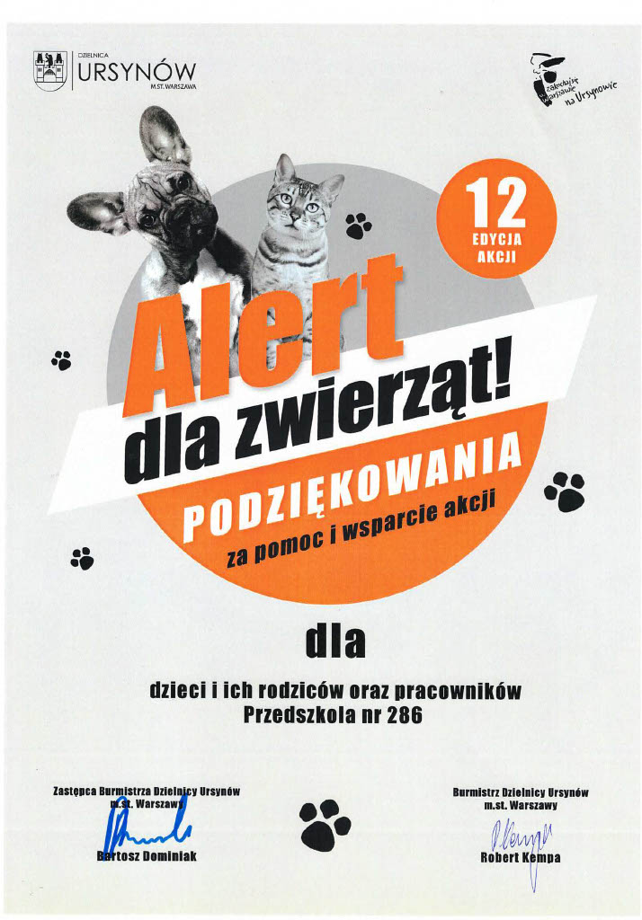 Podziękowanie