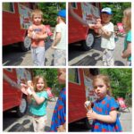 Dzieci trzymają lody