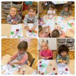 Dzieci wykonują świąteczne prace plastyczne (1)